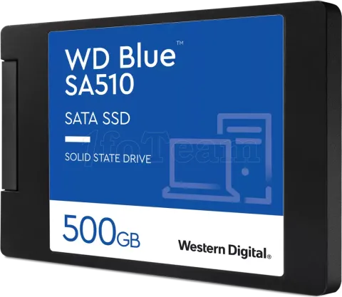 Photo de Disque SSD Western Digital Blue SA510 500Go - S-ATA 2,5"
