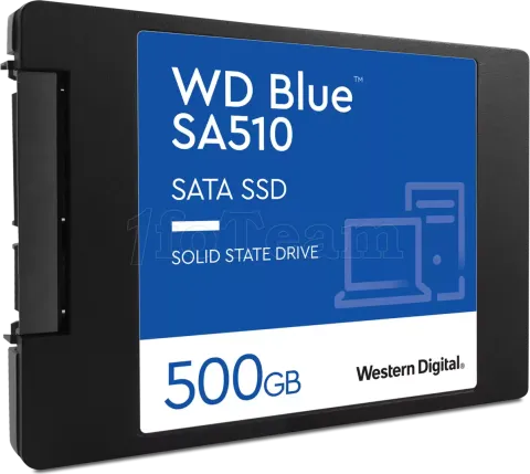 Photo de Disque SSD Western Digital Blue SA510 500Go - S-ATA 2,5"