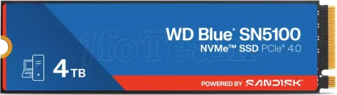 Photo de Disque SSD Western Digital Blue SN5100 4To - NVMe M.2 Type 2280