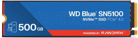 Photo de Disque SSD Western Digital Blue SN5100 500Go - NVMe M.2 Type 2280