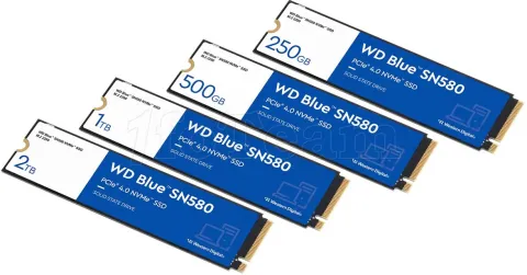 Photo de Disque SSD Western Digital Blue SN580 250Go - NVMe M.2 Type 2280