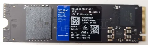 Photo de Disque SSD Western Digital Blue SN580 2To  - NVMe M.2 Type 2280 - SN 23321N800499 - ID 201236