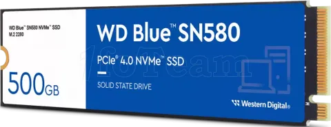 Photo de Disque SSD Western Digital Blue SN580 500Go - NVMe M.2 Type 2280