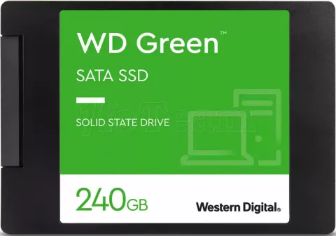 Photo de Disque SSD Western Digital Green 240Go - S-ATA 2,5"