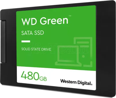 Photo de Disque SSD Western Digital Green 480Go - S-ATA 2,5"