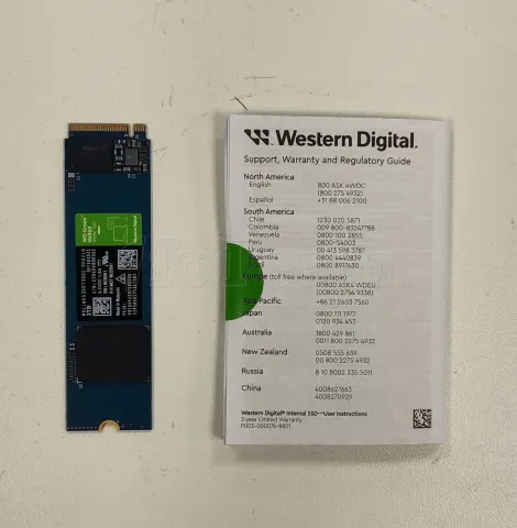 Photo de Disque SSD Western Digital Green SN350 2To  - NVMe M.2 Type 2280 - SN 230606800062 - ID 206808