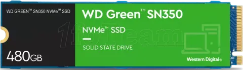 Photo de Disque SSD Western Digital Green SN350 480Go - NVMe M.2 Type 2280