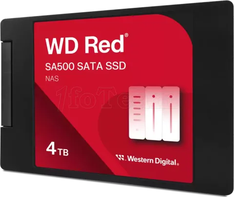 Photo de Disque SSD Western Digital Red SA500 NAS 4To  - S-ATA 2,5"