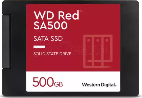 Photo de Disque SSD Western Digital Red SA500 NAS 500Go - S-ATA 2,5"