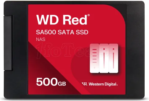 Photo de Disque SSD Western Digital Red SA500 NAS 500Go - S-ATA 2,5"