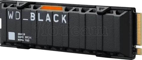 Photo de Disque SSD Western Digital WD_Black SN850 RGB 500Go avec dissipateur thermique - NVMe M.2 Type 2280