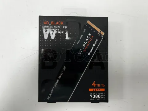 Photo de Disque SSD Western Digital WD_Black SN850X 4To  - NVMe M.2 Type 2280 - SN 23404R802915 - ID 199596