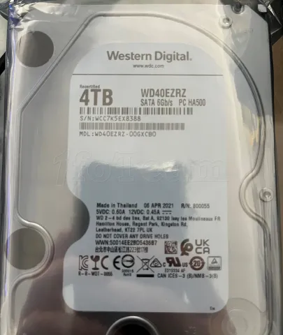 Photo de Disque WD40EZRZ - WCC7K5EX8388 -- Id : 169013