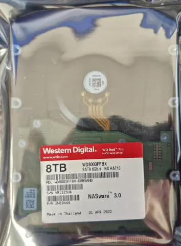 Photo de Disque WD8003FFBX - SN WD8003FFBX-68B9AN0 - ID 189566