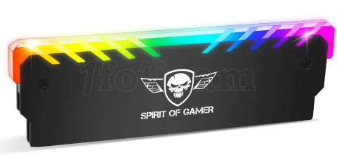 Photo de Dissipateur Mémoire Ram Spirit of Gamer Eatsink RGB (Noir)