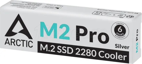 Photo de Dissipateur thermique pour SSD M.2 2280 Arctic M2 Pro (Argent)