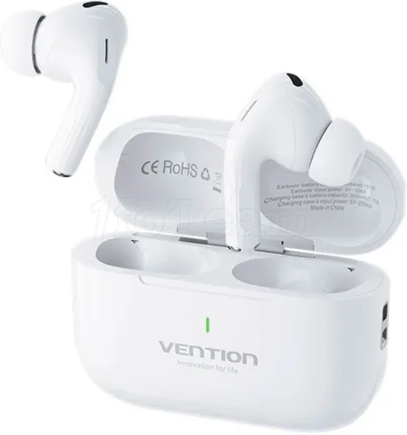 Photo de Ecouteur intra-auriculaire Bluetooth Vention Echo Lite Plus (Blanc)