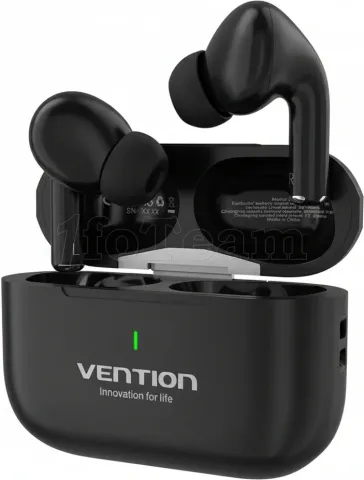 Photo de Ecouteur intra-auriculaire Bluetooth Vention (Noir)