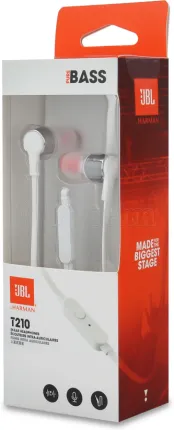 Photo de Ecouteurs filaires JBL Tune 210 (Gris)