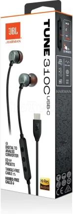 Photo de Ecouteurs filaires JBL Tune 310C USB-C (Noir)