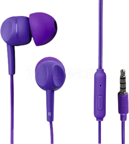 Photo de Ecouteurs intra-auriculaire avec micro Thomson Ear 3005 (Violet)