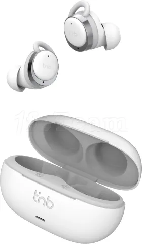 Photo de Ecouteurs intra-auriculaire sans fil T'nB Energy Buds (Blanc)