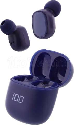Photo de Ecouteurs intra-auriculaire sans fil T'nB Onyx (Bleu)