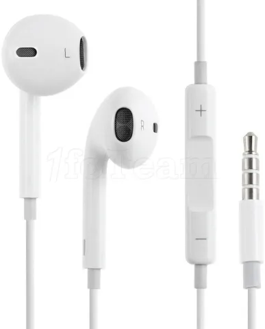 Photo de Ecouteurs intra-auriculaires Apple Earpods avec micro (Blanc)