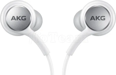 Photo de Ecouteurs intra-auriculaires avec micro Samsung Tuned by AKG USB Type-C (Blanc)