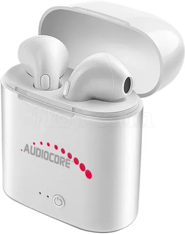 Photo de Ecouteurs intra-auriculaires Bluetooth AudioCore AC515 (Blanc)