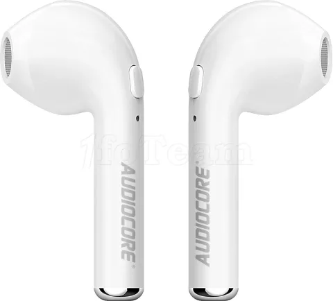 Photo de Ecouteurs intra-auriculaires Bluetooth AudioCore AC515 (Blanc)