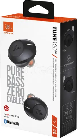 Photo de Ecouteurs intra-auriculaires Bluetooth JBL Tune 120 TWS (Noir)