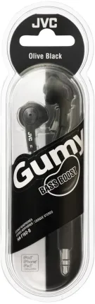 Photo de Ecouteurs intra-auriculaires JVC Gumy HA-F160 (Noir)