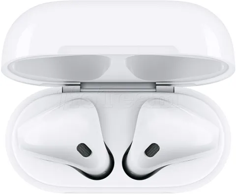 Photo de Ecouteurs intra-auriculaires san fil avec micro Apple Airpods 2 (Blanc)