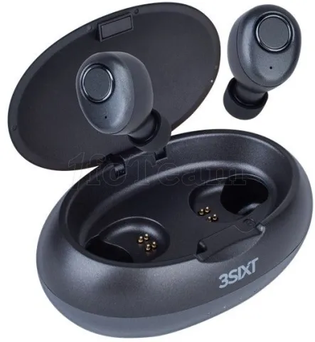 Photo de Ecouteurs intra-auriculaires sans fil avec micro 3Sixt Fusion Studio (3S-1191) (Noir)