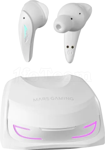 Photo de Ecouteurs sans fil avec micro Mars Gaming MHI-Ultra (Blanc)