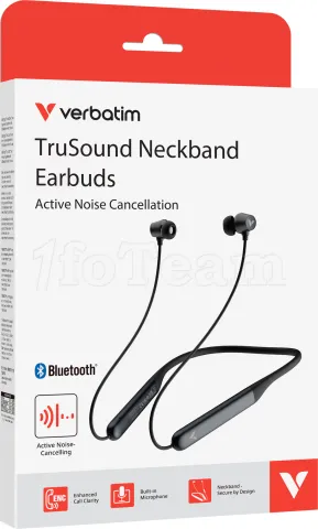 Photo de Ecouteurs sans fil avec tour de cou Verbatim TruSound (Noir)