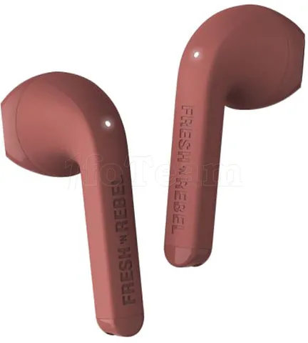 Photo de Ecouteurs sans fil Bluetooth Fresh'n Rebel Twins Core (Rouge)