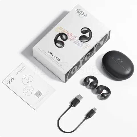Photo de Ecouteurs sans fil QCY Crossky C30 (Noir)