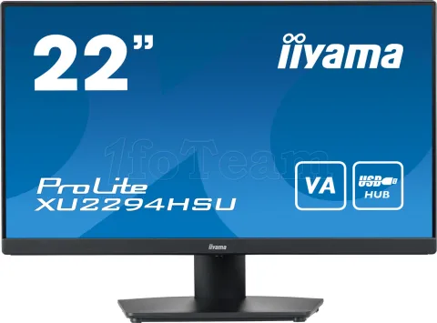 Photo de Ecran 22" Iiyama ProLite XU2294HSU-B2 Full HD (Noir)