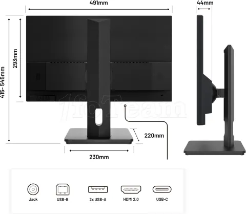 Photo de Ecran 22" JapanNext JAPJNI215FLFHSP Full HD (Noir)