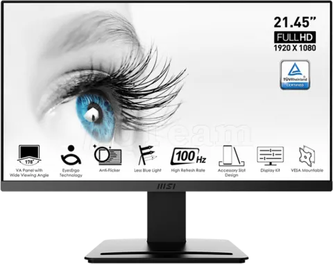 Photo de Ecran 22" MSI Pro MP223 Full HD 100Hz (Noir)