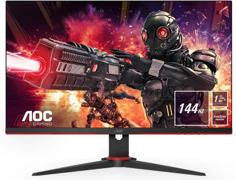 Photo de Ecran 24" AOC 24G2AE/BK Full HD (Noir) 144Hz