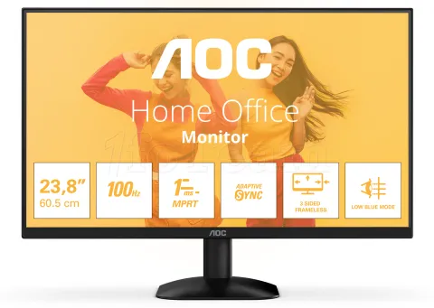 Photo de Ecran 24" AOC B3 Series 24B35HM2 Full HD 100Hz (Noir)