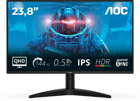 Photo de Ecran 24" AOC Basic B3 Q24B36X Quad HD 144Hz (Noir)