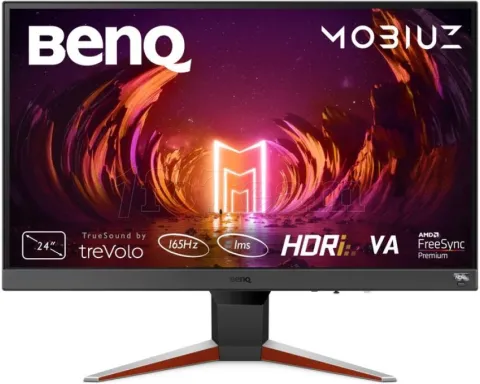 Photo de Ecran 24" BenQ Mobiuz EX240N Full HD 165Hz (Noir)