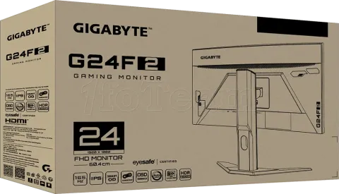 Photo de Ecran 24" Gigabyte G24F 2 Full HD 165Hz (Noir)