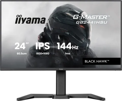 Photo de Ecran 24" Iiyama G-Master Black Hawk GB2441HSU-B1 Full HD 144Hz (Noir)