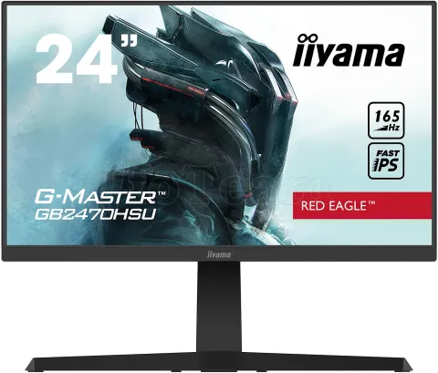 Photo de Ecran 24" Iiyama G-Master Red Eagle GB2470HSU-B1 Full HD (Noir) 165Hz