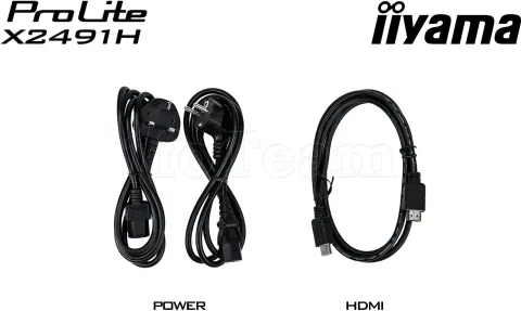 Photo de Ecran 24" Iiyama ProLite X2491H-B1 Full HD 120Hz (Noir)